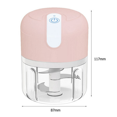 Mini tocator electric de carne pentru alimente pentru usturoi, fructe, ghimbir, pentru tăiat legume, piure, mașină de blender pentru suplimente alimentare pentru copii