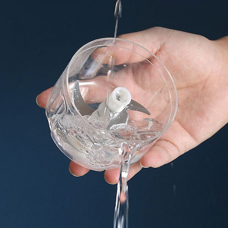 Mini tocator electric de carne pentru alimente pentru usturoi, fructe, ghimbir, pentru tăiat legume, piure, mașină de blender pentru suplimente alimentare pentru copii