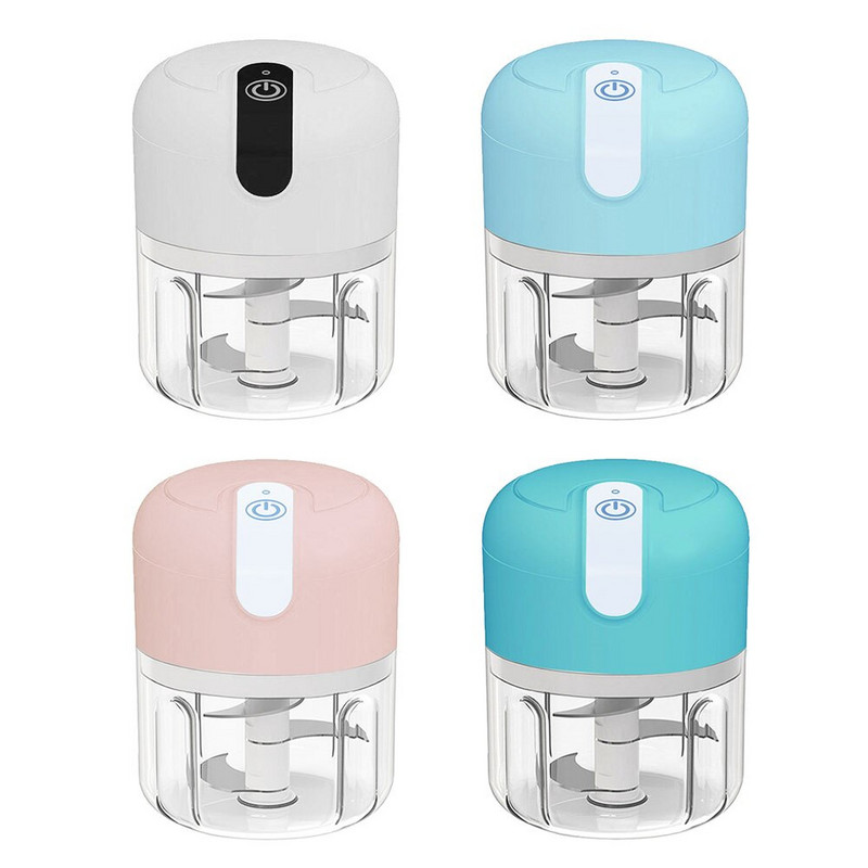 Mini tocator electric de carne pentru alimente pentru usturoi, fructe, ghimbir, pentru tăiat legume, piure, mașină de blender pentru suplimente alimentare pentru copii