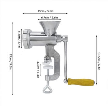 Ръчна месомелачка от алуминиева сплав, ръчни джаджи за правене на колбаси Мелница Домашна кухня Инструменти за готвене Кухненски робот