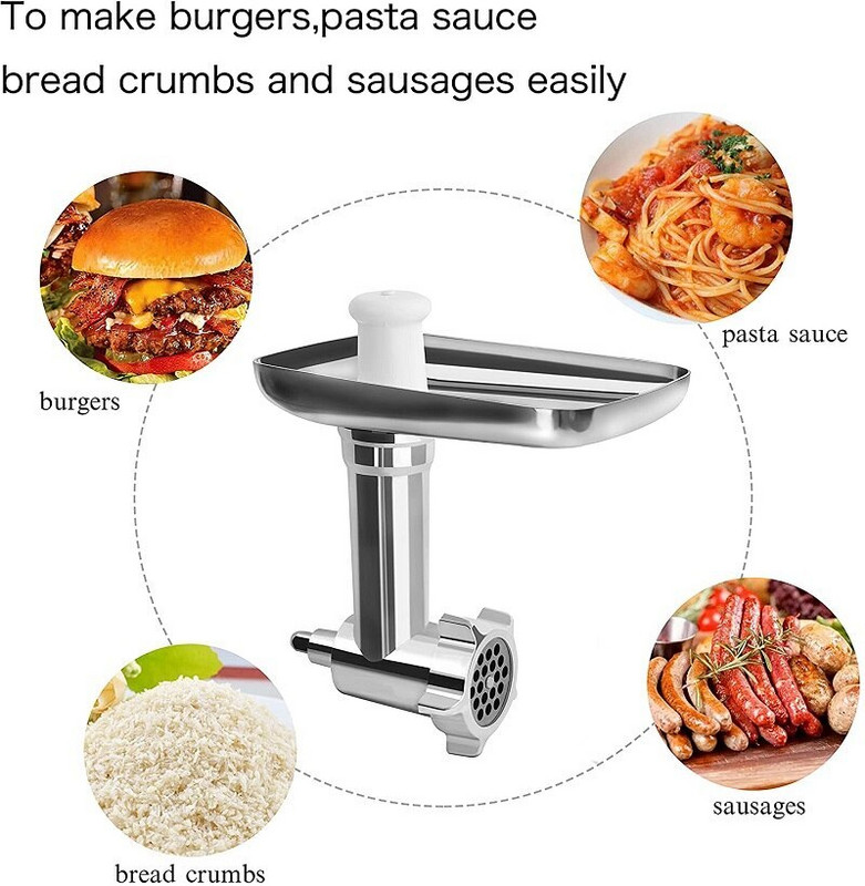 Élelmiszerdaráló tartozék szeletelő és aprító Kolbász töltelék Hús töltelék KitchenAid állványos keverőhöz Tartozékok DropShipping