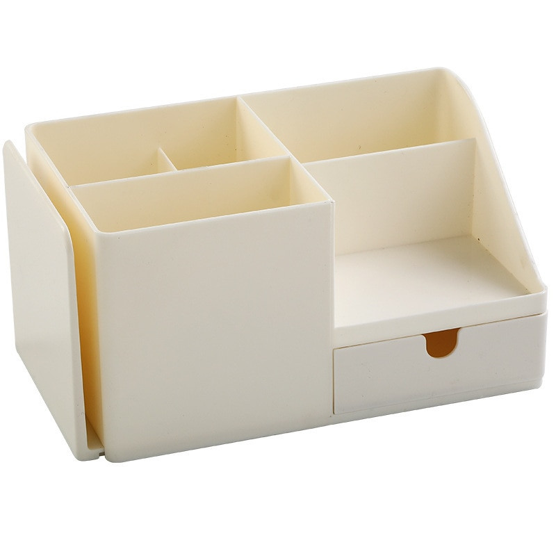 ABS Desk Office Organizer Αυτοκόλλητα Κάδοι αποθήκευσης Επιτραπέζιο στυλό μολυβιού Διάφορα Ελαφρά κουτί Γραφικά Σχολικά είδη