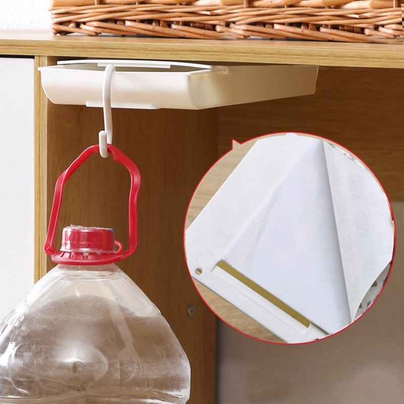 Home Organizer Box Συρταριέρα Κουτί αποθήκευσης Self Stick Δίσκος μολυβιών Βάση για στυλό κάτω από το γραφείο Αποθήκευση συρτάρι Κρυφό τραπέζι συρτάρι