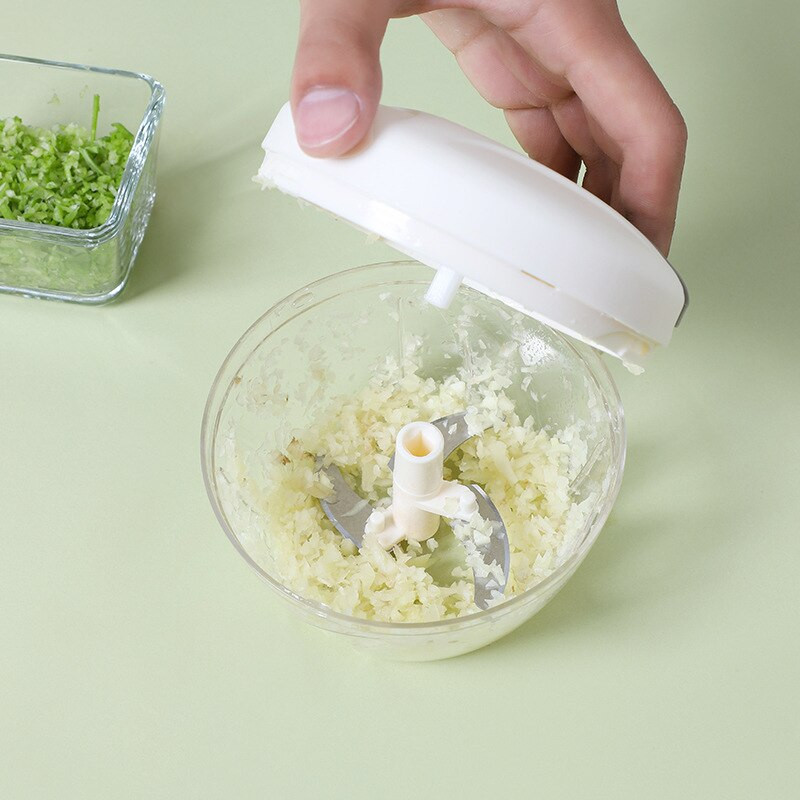 Konyhai Zöldségnyomó Kézzel forgatható húspüré fokhagyma Háztartási gombóc töltelék Darált zöldségvágó szerszám tartozékok