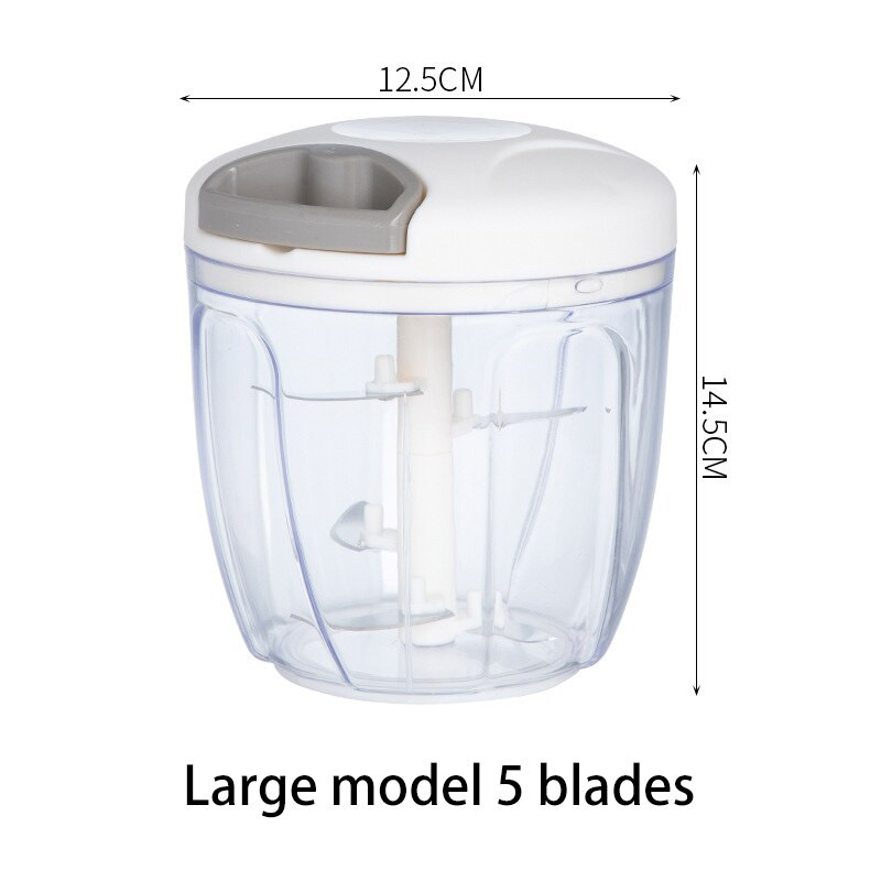 Konyhai Zöldségnyomó Kézzel forgatható húspüré fokhagyma Háztartási gombóc töltelék Darált zöldségvágó szerszám tartozékok