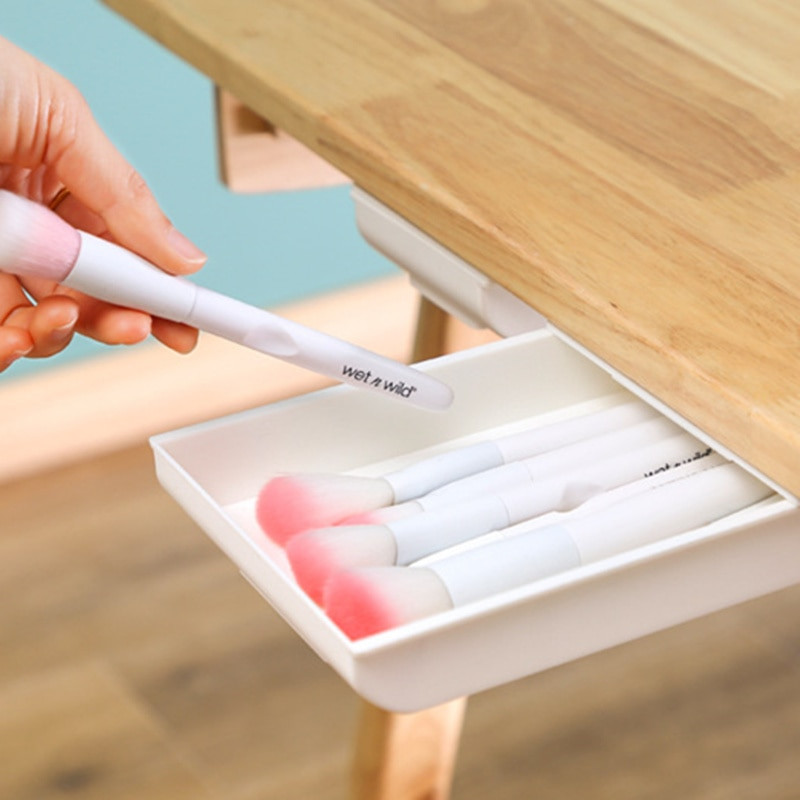 Új asztal alatti tárolótálca fiók Öntapadó felső doboz típusú ceruza asztali asztal kiváló minőségű