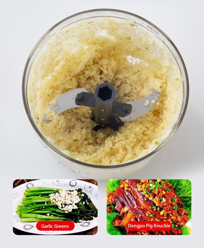 500/900 ml Erőteljes Húsdaráló Kézi Ételdaráló Húsdaráló Turmixgép Hús Gyümölcs Zöldség Dió aprító Konyhai tartozékok