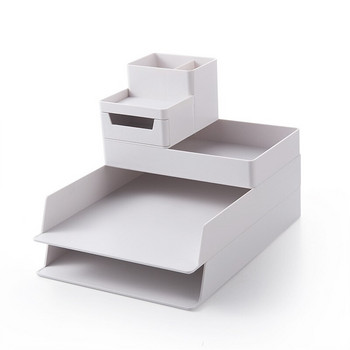 A4 /A5 Paper Organizer Document Πλαστική θήκη Τραπέζι Γραφείο Αποθήκευση Υπέρθεση