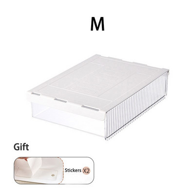 Cutie de depozitare sertar sub birou Cutie de depozitare creion Organizator de papetărie Cutie de sortare ascunsă Organizator de tavă de depozitare pentru stilouri de birou