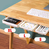 „Self Stick“ pieštukų dėklas po stalo stalčiumi, laikymo dėžutė, paslėpta raštinės reikmenų laikymo priemonė.