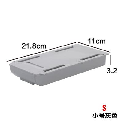 „Self Stick“ pieštukų dėklas po stalo stalčiumi, laikymo dėžutė, paslėpta raštinės reikmenų laikymo priemonė.