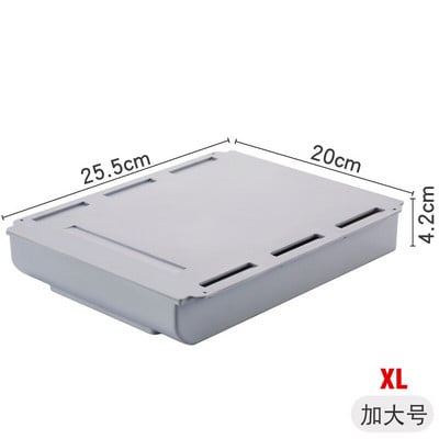 „Self Stick“ pieštukų dėklas po stalo stalčiumi, laikymo dėžutė, paslėpta raštinės reikmenų laikymo priemonė.