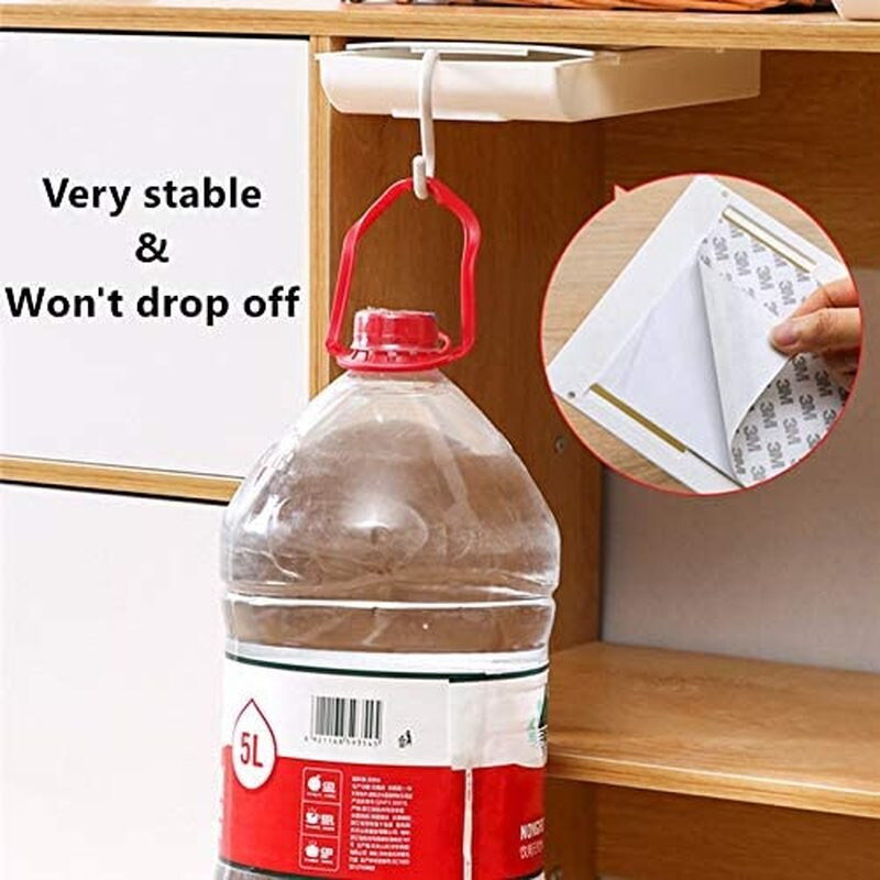 „Self Stick“ pieštukų dėklas po stalo stalčiumi, laikymo dėžutė, paslėpta raštinės reikmenų laikymo priemonė.