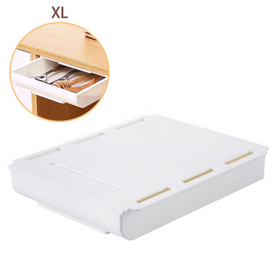 Nouă cutie de depozitare cu sertar pentru creion, pătrată, pătrată, fixă, ascunsă, sub raft, artefact de depozitare pentru birou nou
