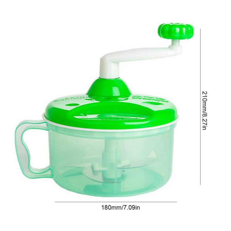 Mașină de tocat legume Mașină de tăiat carne manuală, fructe și legume, nuci, vanilie, mașină cu manivelă, fără electricitate, fără abilități