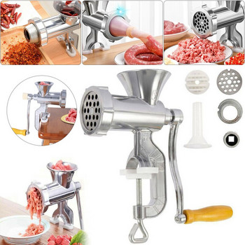 Χειροκίνητη Μηχανή Κρέατος Οικιακή Μύλος Κρέατος πολλαπλών λειτουργιών Μηχανή Enema Noodle Press Kitchen Cooking Tools