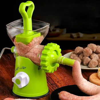 Χειροκίνητη μηχανή κοπής κρέατος Μηχανή για κιμά λουκάνικων Μύλος χειρός με λεπίδες από ανοξείδωτο ατσάλι Κουφωτής φαγητού Triturador Εργαλείο κουζίνας