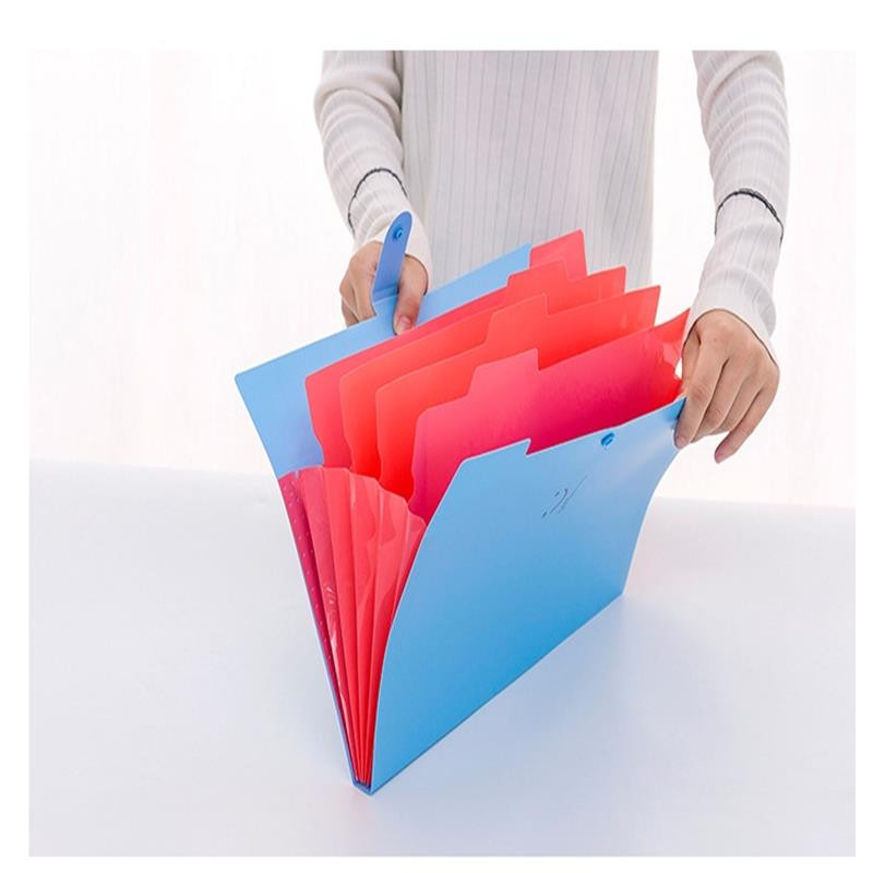 Папка с файлове A4 Многослойна чанта за съхранение Чанта за органи Студентски тест Хартиена папка Настолен органайзер Училищни канцеларски материали Офис папка