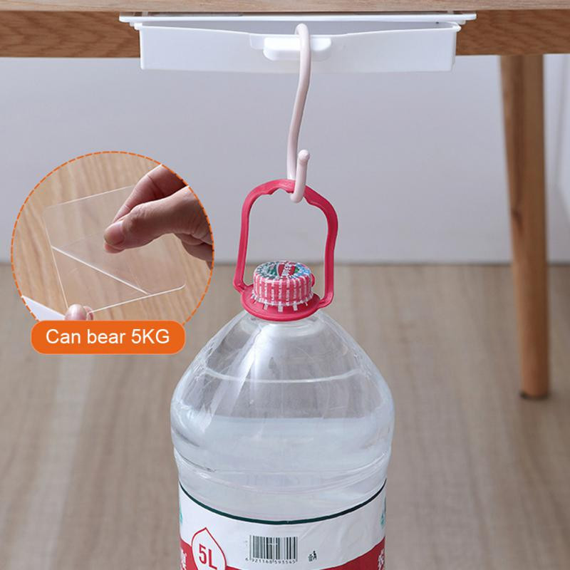 Самозалепваща се чекмедже под бюрото Невидима кутия за съхранение Органайзер за грим Самозалепваща се калъфка за ученически канцеларски материали Поднос за моливи Държач за химикалки