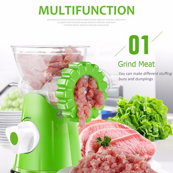 Χειροκίνητη μηχανή κιμά Μηχανή κρέατος από ανοξείδωτο ατσάλι Μηχανή για κιμά κουζίνας Εργαλεία μαγειρέματος φαγητού Φρούτα λαχανικά Λουκάνικο μοσχαρίσιο ζυμαρικό