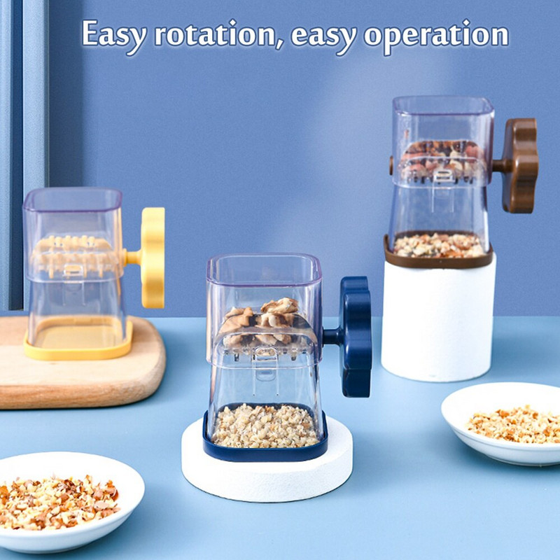 Rankinis alkūninis riešutų malūnėlis Daugiafunkcis džiovintų vaisių smulkintuvas Žemės riešutų smulkintuvas riešutų smulkintuvas Žemės riešutų malimo įrenginys grūdų malūnas