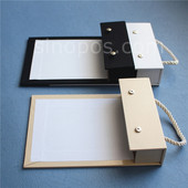 Copertă de cărți cu mostre de țesături 175 mm, suport pentru carduri pentru stivă de mostre Materiale textile stivare de 7" curăță pentru afișaj din material textil din piele