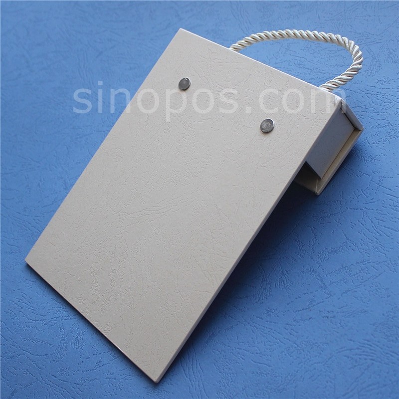 Copertă de cărți cu mostre de țesături 175 mm, suport pentru carduri pentru stivă de mostre Materiale textile stivare de 7" curăță pentru afișaj din material textil din piele