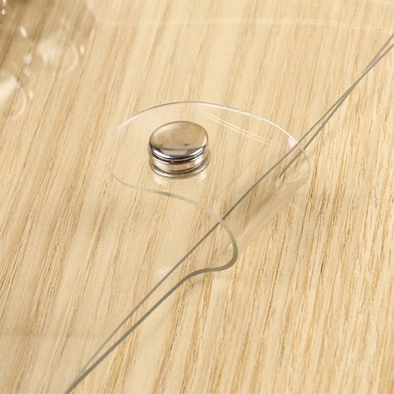 1PC Прозрачна пластмасова папка с файлове с щипки A4/A5/A6/A7 Тетрадка с халки за листове, подвързия, планер, дневен ред, училищни офис консумативи