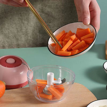 Mini Vegetable Cutter Εγχειρίδιο οικιακής μηχανής μαγειρικής Pull Rope Κιμάς κιμάς λαχανικών Σκόρδο Chili Comp Kitchen Gadgets
