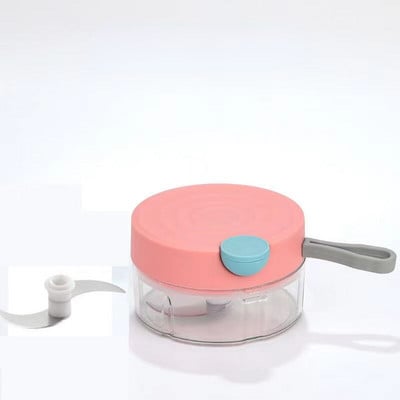 Mini rezač povrća Ručni kućanski stroj za kuhanje Uže za povlačenje Mljeveno meso Mljeveno povrće Češnjak Chili Comp Kuhinjski dodaci