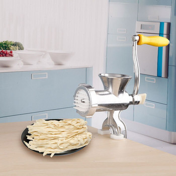 Χειροκίνητη μηχανή κοπής κρέατος και λουκάνικα πιάτα με νουντλ Γατζετ χειρός παρασκευής κιμά Ζυμαρικά Μηχανή μανιβέλας κουζίνας σπιτιού Εργαλεία μαγειρέματος