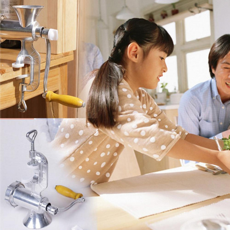 Többfunkciós konyhai többfunkciós kézi hajtókaros húsdaráló kolbász tésztadaráló húsdaráló kézikönyv Home Tool