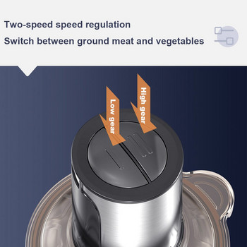 Нов европейски стандартен домакински многофункционален месомелачка от неръждаема стомана Електрическа хранителна добавка Кухненски робот Блендер 3L