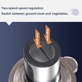 Νέο Ευρωπαϊκό Πρότυπο Οικιακό Πολυλειτουργικό Μύλο Κρέατος από Ανοξείδωτο Χάλυβα Ηλεκτρικό Συμπλήρωμα Τροφίμων Μπλέντερ Επεξεργασίας Τροφίμων 3L