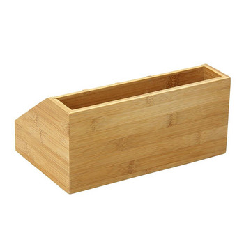 Πολυλειτουργικό ξύλινο κουτί αποθήκευσης επιφάνειας εργασίας γραφείου Γραφείο ακατάστατο κουτί αποθήκευσης Θήκη για στυλό organizador descritorio