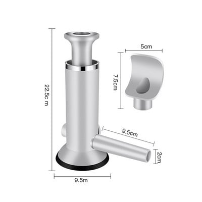Aparat manual de umplut cârnați cu clisma 2 în 1 Mașină de umplut cârnați Robot de bucătărie din oțel inoxidabil Instrument pentru cârnați de casă