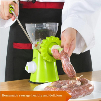 Κρεατομηχανή Εγχειρίδιο Επεξεργαστές Κιμάς Τροφίμων Μηχανή Κουζίνας Λουκάνικα Παρασκευαστής Λουκάνικων Μπλέντερ λαχανικών Εργαλείο Home Kitchen Enema