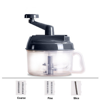 1500ml Χειροκίνητα Meat Grinders Vegetable Cutter Επεξεργαστής Τροφίμων Δοχείο για εργαλεία κουζίνας