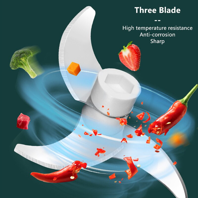 Elektromos ételaprító Fokhagymadaráló Mini Konyhai Aprítók USB töltés Elektromos Fokhagymanyomó Konyhai Kiegészítők