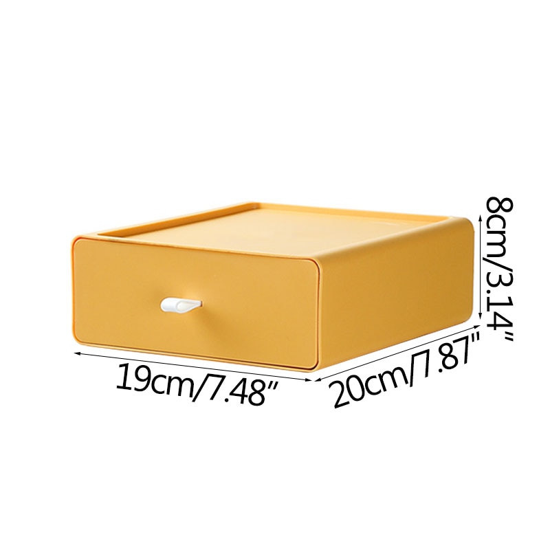 Кутия за съхранение на настолен компютър Домашен офис Съхранение Организация на бюро Офис консумативи Аксесоари за бюро Тип чекмедже Органайзер за канцеларски материали