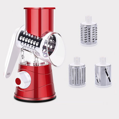 Ръчна резачка за зеленчуци Слайсер Кухненска ролка Джаджи Инструмент Кръгла резачка за зеленчуци Рендета за картофи Морков Шредер за сирене