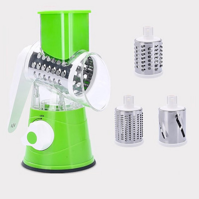 Ръчна резачка за зеленчуци Слайсер Кухненска ролка Джаджи Инструмент Кръгла резачка за зеленчуци Рендета за картофи Морков Шредер за сирене