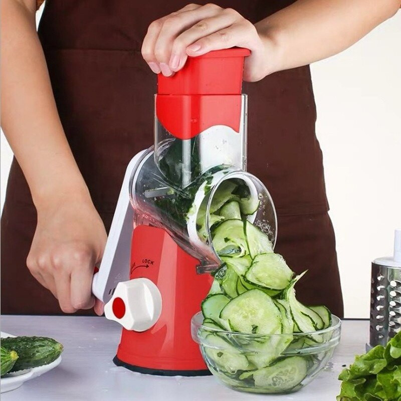 Storcator manual multifunctional din otel inoxidabil pentru legume Storcator de legume de uz casnic Masini de bucatarie pentru cartofi ceapa Gadgets de bucatarie