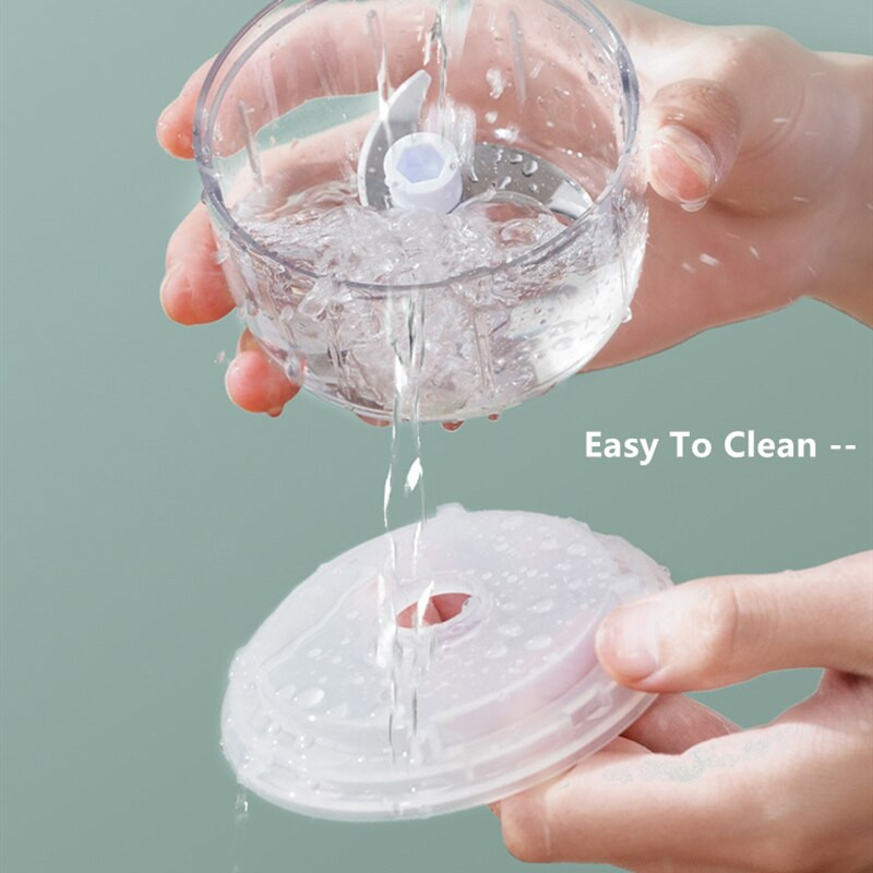 2021 USB električna mini sjeckalica za hranu, češnjak, povrće, mlin, drobilica, preša za orahe, meso, voće i luk, višenamjenski procesor