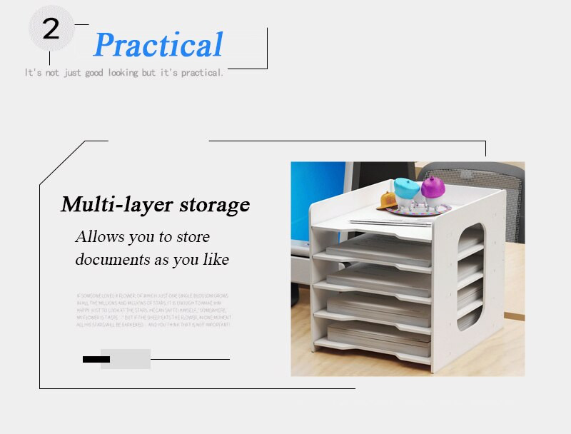 5 sluoksnių daugiafunkciniai dokumentų dėklai Failų popierius Laiškų laikiklis Kanceliarinės prekės Sandėliavimas Neperšlampamas stalas Organizatorius Biuro priedai