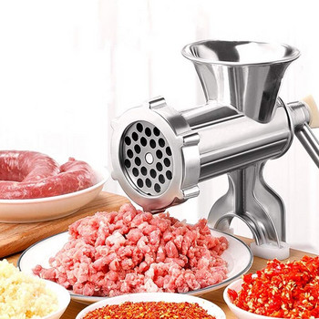 Χειροκίνητος μύλος κρέατος πολλαπλών χρήσεων Κιμάς από κράμα αλουμινίου Αφαιρούμενο εργαλείο χειρός μανιβέλας για οικιακή κουζίνα WXV πώληση