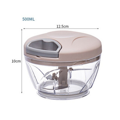 500/900ml Česnakų smulkintuvas Rankinis česnako presas Maisto daržovės Pjaustyklės Mėsmalės Virtuvės prietaisai Rankinis smulkintuvas česnako trintuvas