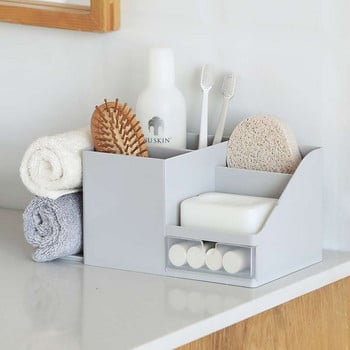 2021 ABS Desk Organizer Γραφείο Θήκη αποθήκευσης Επιτραπέζιο στυλό μολύβι Sundries Badge Box Γραφική ύλη Σχολικά προμήθειες