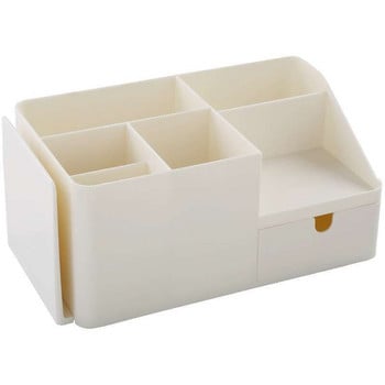 2021 ABS Desk Organizer Γραφείο Θήκη αποθήκευσης Επιτραπέζιο στυλό μολύβι Sundries Badge Box Γραφική ύλη Σχολικά προμήθειες