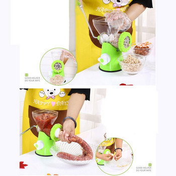 Χειροκίνητη μηχανή κοπής κρέατος Κιμάς λαχανικών Πολυλειτουργικός τεμαχιστής πατάτας μοσχάρι Εργαλεία κουζίνας Επιτραπέζια μανιβέλα Εργαλείο επεξεργασίας τροφίμων